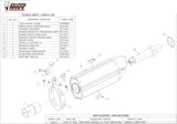 Terminale Di Scarico Con Omologazione Suono Suono Inox Carbonio - Mivv Compatibile Con Bmw R 1150 (2000-2006)