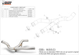 Tubo Di Raccordo Non Catalizzato - Mivv Compatibile Con Bmw R 1150 Gs (1999-2003)