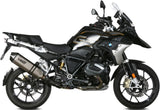 Terminale Di Scarico Con Omologazione Suono Speed Edge Titanio Carbonio - Mivv Compatibile Con Bmw R 1250 Gs - Adventure (2019-2023)