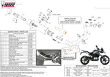 Impianto Di Scarico Completo Non Catalizzato E Con Omologazione Suono Gppro Inox Nero - Mivv Compatibile Con Bmw G 310 Gs (2017-2024)