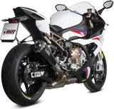 Exhaust Tip With Noise Certification Delta Race Carbon Carbon - Mivv Compatible With Bmw S 1000 Rr (2019-2024)
