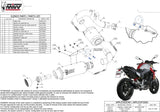 Terminale Di Scarico Con Omologazione Suono Gppro Titanio - Mivv Compatibile Con Bmw F 900 R (2020-2024)