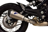 Terminale Di Scarico Senza Omologazione Suono Relevance Titanio Coppa Carbonio - Termignoni Compatibile Con Benelli Leoncino 500 Trail (2018-2020)