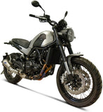 Terminale Di Scarico Senza Omologazione Suono Relevance Titanio Coppa Carbonio - Termignoni Compatibile Con Benelli Leoncino 500 Trail (2018-2020)