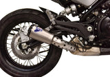 Terminale Di Scarico Senza Omologazione Suono Gp2R-Rht Titanio Coppa Alluminio - Termignoni Compatibile Con Benelli Leoncino 500 (2018-2020)