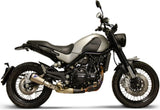 Terminale Di Scarico Senza Omologazione Suono Gp2R-Rht Titanio Coppa Alluminio - Termignoni Compatibile Con Benelli Leoncino 500 (2018-2020)