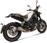 Terminale Di Scarico Senza Omologazione Suono Gp2R-R Acciaio Inox - Termignoni Compatibile Con Benelli Leoncino 500 Trail (2018-2020)