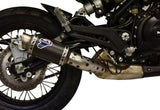 Terminale Di Scarico Senza Omologazione Suono Gp Carbonio - Termignoni Compatibile Con Benelli Leoncino 500 (2018-2020)