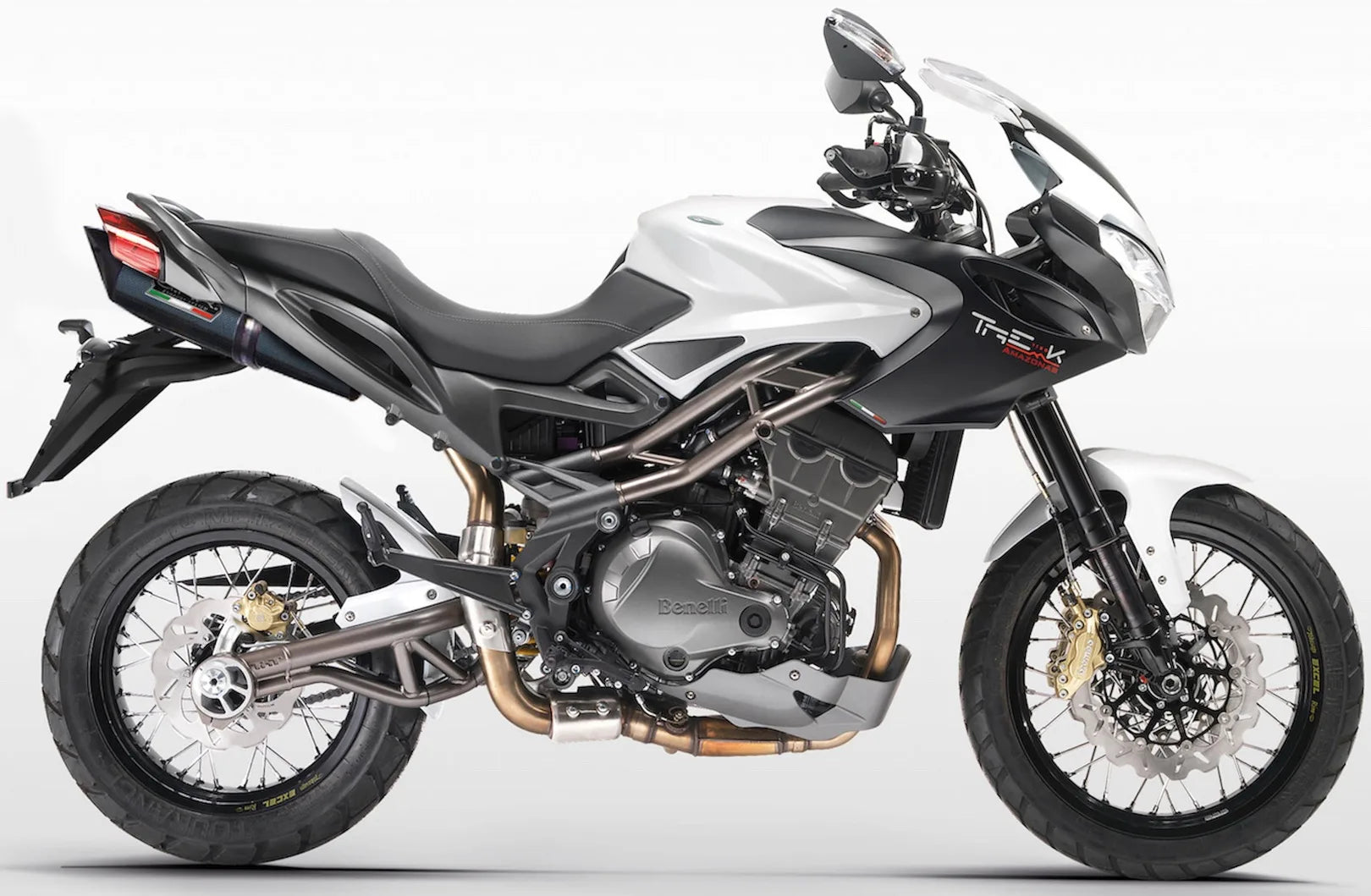 Terminale Di Scarico Con Omologazione Suono Tiburon Carbon Look - Gpr Compatibile Con Benelli Tre 1130 K (2006-2016)