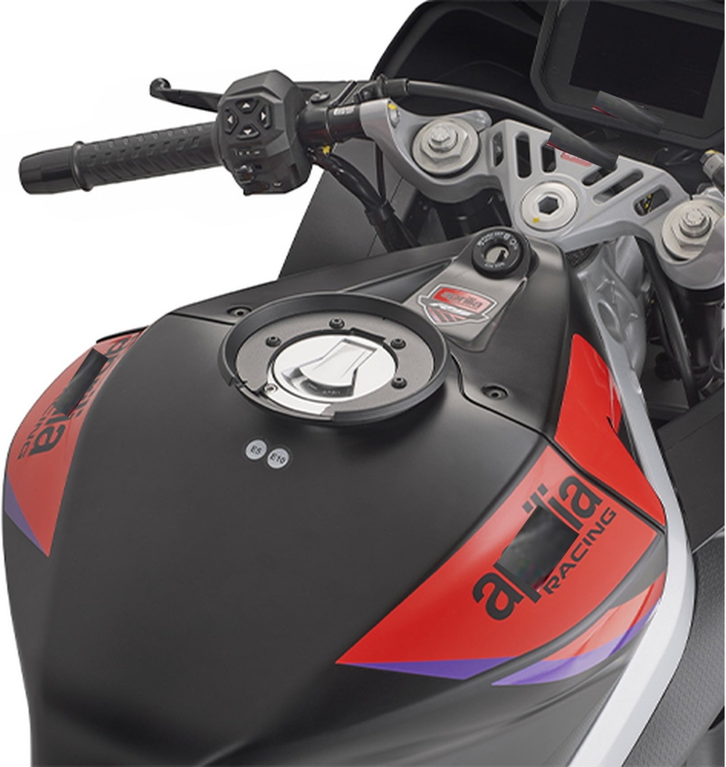 Tanklock Black Tank Bag - 20 Lt Xl04B Nylon - Givi Compatible With Aprilia Rs 457 (2024)