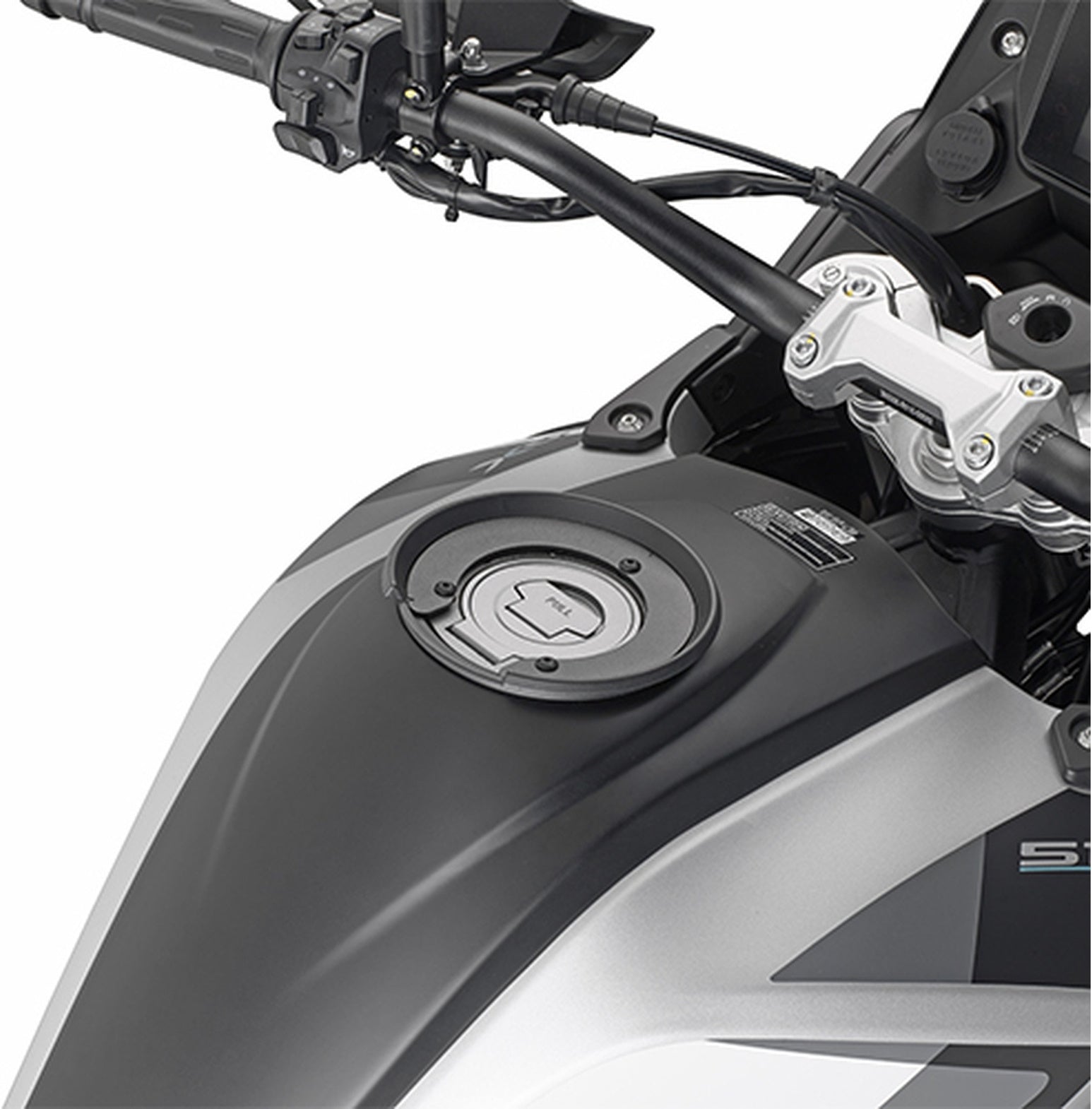 Tanklock Black Tank Bag - 18 Lt Nylon - Givi Compatible With Kove Moto 510 X (2024)