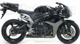 Terminale Di Scarico Non Catalizzato E Con Omologazione Suono Indy-Race Alluminio Nero Carbonio - Arrow Special Parts Compatibile Con Honda Cbr 600 Rr (2007-2008)