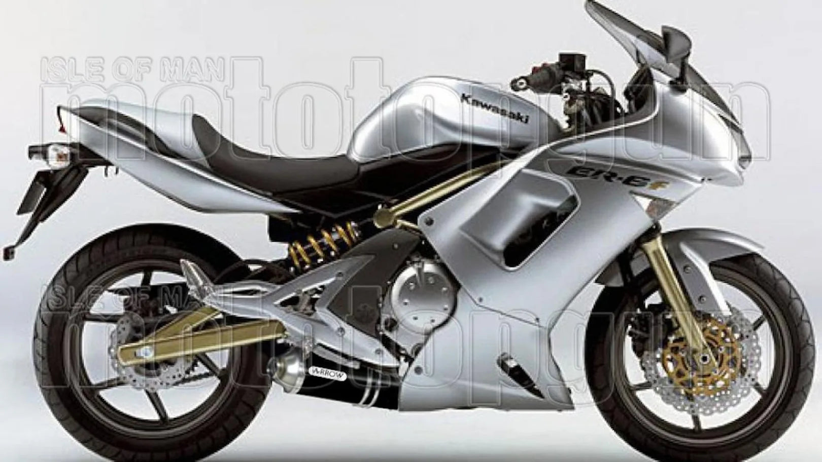 Impianto Di Scarico Completo Non Catalizzato E Con Omologazione Suono Maxi Race-Tech Alluminio Nero Acciaio - Arrow Special Parts Compatibile Con Kawasaki Versys 650 (2007-2014)