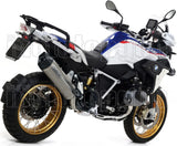 Impianto Di Scarico Completo Non Catalizzato E Con Omologazione Suono Maxi Race-Tech Titanio Carbonio - Arrow Special Parts Compatibile Con Bmw R 1250 Gs (2019-2024)
