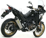 Impianto Di Scarico Completo Non Catalizzato E Con Omologazione Suono Maxi Race-Tech Titanio Carbonio - Arrow Special Parts Compatibile Con Honda Crf 1100 L Africa Twin Adventure Sports (2020-2023)