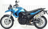 Terminale Di Scarico Con Omologazione Suono Maxi Race-Tech Alluminio Carbonio - Arrow Special Parts Compatibile Con Bmw F 800 Gs Adventure (2008-2016)
