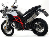 Exhaust Tip With Noise Certification Maxi Race-Tech Aluminium Carbon - Arrow Special Parts Compatible With Bmw F 800 Gs (2017-2018)