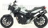 Terminale Di Scarico Con Omologazione Suono Maxi Race-Tech Alluminio Nero Carbonio - Arrow Special Parts Compatibile Con Bmw F 800 R (2009-2016)