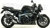 Terminale Di Scarico Non Catalizzato E Con Omologazione Suono Maxi Race-Tech Alluminio Nero Carbonio - Arrow Special Parts Compatibile Con Bmw K 1300 R (2009-2016)