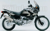 Impianto Di Scarico Completo Non Catalizzato E Con Omologazione Suono Paris Dacar Inox Acciaio - Arrow Special Parts Compatibile Con Honda Xrv 750 Africa Twin (1996-2004)