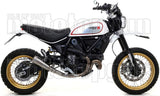 Terminale Di Scarico Senza Omologazione Suono Pro-Race Titanio Titanio - Arrow Special Parts Compatibile Con Ducati Scrambler 800 Desert Sled (2017-2020)