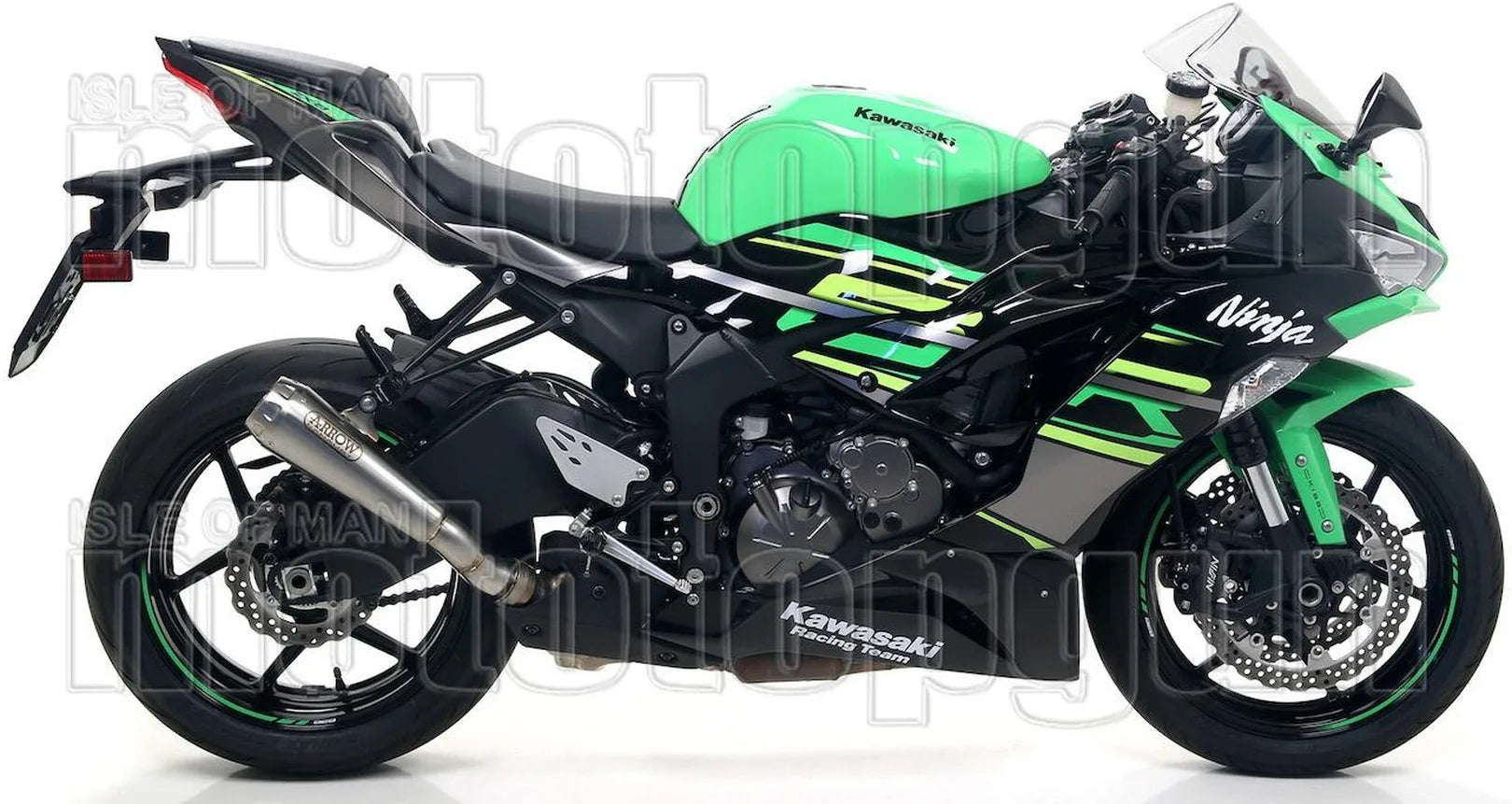 Terminale Di Scarico Con Omologazione Suono Pro-Race Titanio Titanio - Arrow Special Parts Compatibile Con Kawasaki Zx 6R 636 (2019-2020)