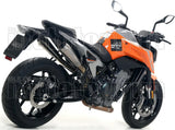 Terminale Di Scarico Non Catalizzato E Con Omologazione Suono Pro-Race Titanio Titanio - Arrow Special Parts Compatibile Con Ktm 790 Duke (2018-2020)