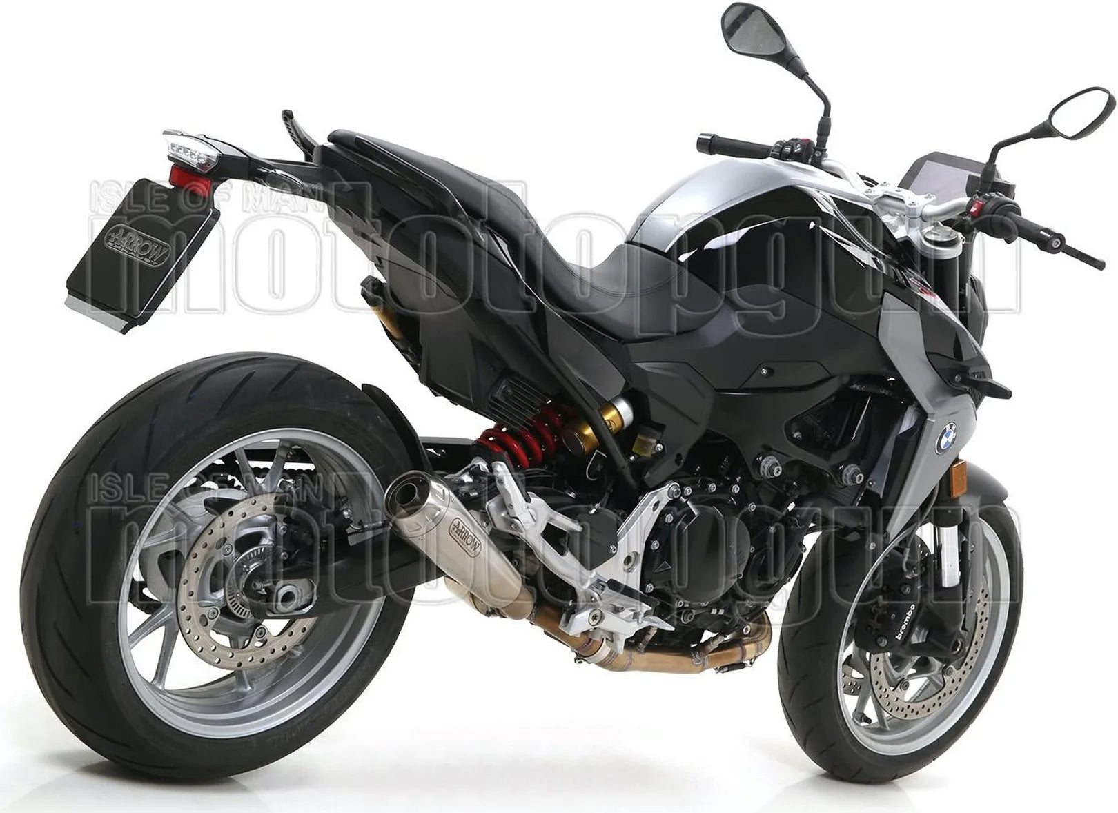 Impianto Di Scarico Completo Non Catalizzato E Con Omologazione Suono Pro-Race Nichrom Acciaio - Arrow Special Parts Compatibile Con Bmw F 900 Xr (2020-2024)