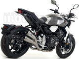 Terminale Di Scarico Con Omologazione Suono Pro-Race Nichrom Acciaio - Arrow Special Parts Compatibile Con Honda Cb 1000 R (2018-2024)