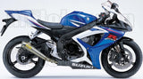 Terminale Di Scarico Con Omologazione Suono Pro-Race Nichrom Acciaio - Arrow Special Parts Compatibile Con Suzuki Gsx-R 600 Ie (2006-2007)