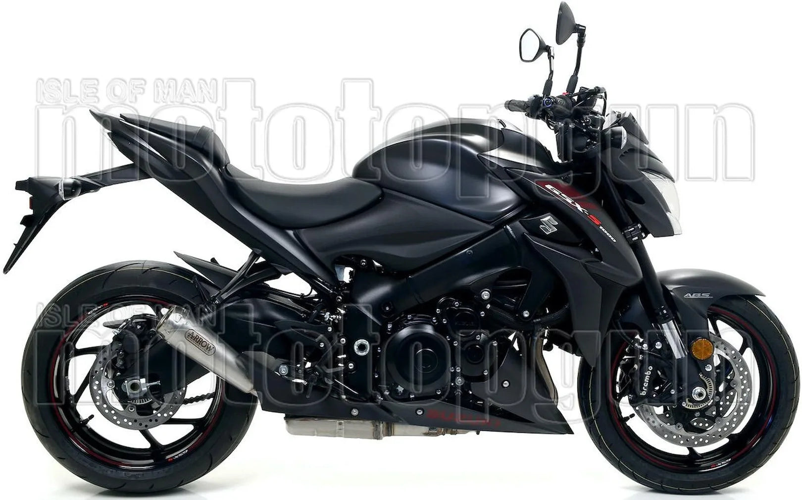 Terminale Di Scarico Con Omologazione Suono Pro-Race Nichrom Acciaio - Arrow Special Parts Compatibile Con Suzuki Gsx-S 1000 F (2015-2020)