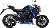 Terminale Di Scarico Con Omologazione Suono Pro-Race Nichrom Acciaio - Arrow Special Parts Compatibile Con Suzuki Gsx-S 750 (2017-2020)