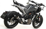 Terminale Di Scarico Con Omologazione Suono Pro-Race Nichrom Nero Acciaio - Arrow Special Parts Compatibile Con Husqvarna Vitpilen 401 (2020-2023)