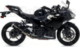 Terminale Di Scarico Con Omologazione Suono Pro-Race Nichrom Nero Acciaio - Arrow Special Parts Compatibile Con Kawasaki Ninja 400 (2018-2021)
