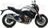 Impianto Di Scarico Completo Non Catalizzato E Con Omologazione Suono Pro-Race Twin Titanio Titanio - Arrow Special Parts Compatibile Con Honda Cb 650 R (2019-2023)
