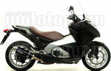 Impianto Di Scarico Completo Non Catalizzato E Con Omologazione Suono Race-Tech Alluminio Nero Acciaio - Arrow Special Parts Compatibile Con Honda Nc 700 S (2012-2014)