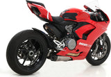 Terminale Di Scarico Senza Omologazione Suono Works Titanio Carbonio - Arrow Special Parts Compatibile Con Ducati Streetfighter V2 (2022-2024)