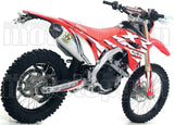 Terminale Di Scarico Con Omologazione Suono Race-Tech Alluminio Carbonio - Arrow Special Parts Compatibile Con Honda Crf 450 L (2019-2020)
