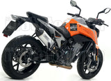 Terminale Di Scarico Con Omologazione Suono Race-Tech Titanio Carbonio - Arrow Special Parts Compatibile Con Ktm 790 Duke (2023)