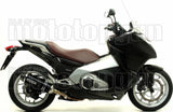 Impianto Di Scarico Completo Non Catalizzato E Con Omologazione Suono Race-Tech Alluminio Nero Carbonio - Arrow Special Parts Compatibile Con Honda Nc 700 S (2012-2014)