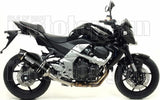 Terminale Di Scarico Con Omologazione Suono Race-Tech Alluminio Nero Carbonio - Arrow Special Parts Compatibile Con Kawasaki Z 750 (2007-2014)