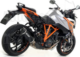 Terminale Di Scarico Catalizzato E Con Omologazione Suono Race-Tech Alluminio Nero Carbonio - Arrow Special Parts Compatibile Con Ktm 1290 Superduke Gt (2017-2024)