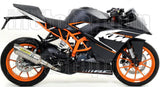 Terminale Di Scarico Catalizzato E Con Omologazione Suono Thunder Alluminio Acciaio - Arrow Special Parts Compatibile Con Ktm Rc 390 (2015-2016)