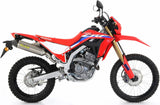 Terminale Di Scarico Catalizzato E Con Omologazione Suono Thunder Titanio Carbonio - Arrow Special Parts Compatibile Con Honda Crf 300 L (2021-2024)