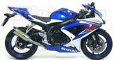 Terminale Di Scarico Con Omologazione Suono Thunder Alluminio Carbonio - Arrow Special Parts Compatibile Con Suzuki Gsx-R 750 Ie (2008-2010)