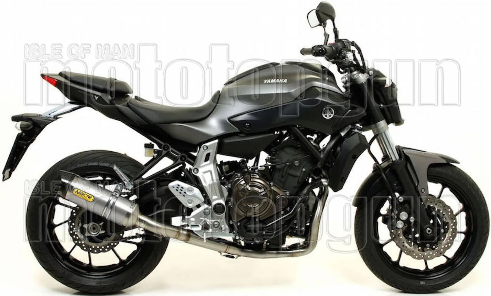 Impianto Di Scarico Completo Non Catalizzato E Con Omologazione Suono Thunder Alluminio Carbonio - Arrow Special Parts Compatibile Con Yamaha Tracer 700 (2016-2019)