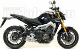 Impianto Di Scarico Completo Catalizzato E Con Omologazione Suono Thunder Alluminio Carbonio - Arrow Special Parts Compatibile Con Yamaha Mt-09 Tracer (2015-2020)