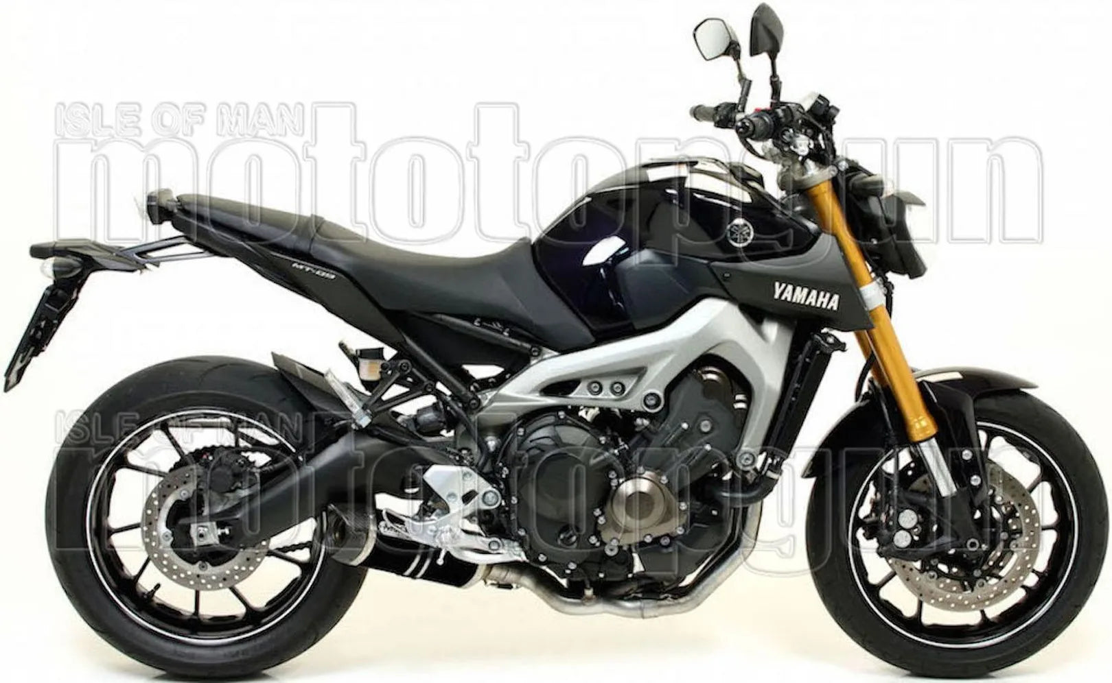 Impianto Di Scarico Completo Catalizzato E Con Omologazione Suono Thunder Alluminio Nero Carbonio - Arrow Special Parts Compatibile Con Yamaha Tracer 900 Gt (2018-2020)