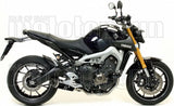 Impianto Di Scarico Completo Non Catalizzato E Con Omologazione Suono Thunder Alluminio Nero Carbonio - Arrow Special Parts Compatibile Con Yamaha Mt-09 (2013-2020)