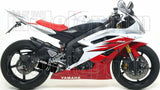 Terminale Di Scarico Con Omologazione Suono Thunder Alluminio Nero Carbonio - Arrow Special Parts Compatibile Con Yamaha Yzf 600 R6 (2012-2016)